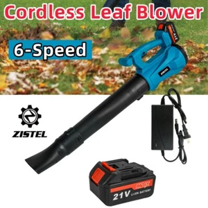 Cordless Leaf Blower 6 Speed Modes Electric Leaf Sweeper for Lawn Care & Garden - Picture 1 of 9