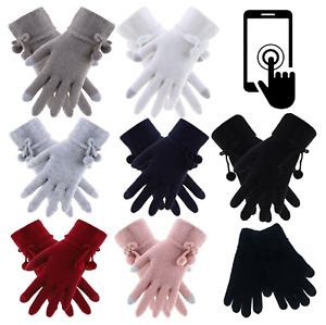 Thermal Touch Screen Gloves Women's Stretch Warm Winter Ladies Magic Soft Gloves