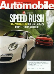 Automobile September 2008 Porsche 911, 911 GT2, Viper ACR, MX-5 Cup, 1911 Mercer - Picture 1 of 1