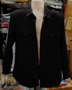 FW13 Supreme Polka Dot Quilted shirt size M medium black Rare Vintage 2013 - Picture 1 of 10