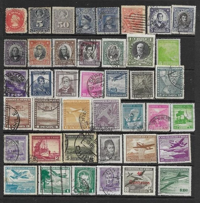 72 sellos de Chile (G191) ver descripción Foto 1 de 2