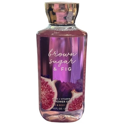 Bath and Body Works Brown Sugar & Fig Shower Gel Wash w/ Aloe + Vitamin E, 10 Oz - Image 1 of 4