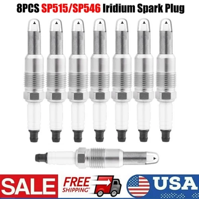 Juego de bujías de iridio SP546 para Lincoln Navigator 5,4 L V8 2005 2006 2007 2008 Foto 1 de 4