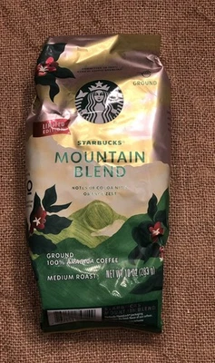 Starbucks MOUNTAIN BLEND café molido medio ligero tostado Keurig 10 OZ 1 bolsa Foto 1 de 2