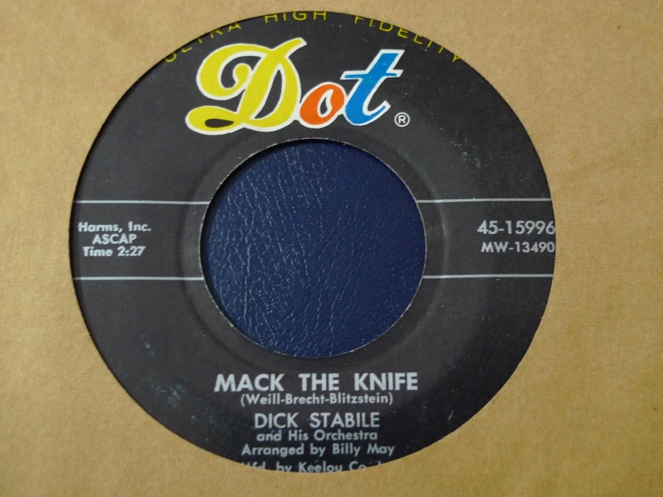 DICK STABILE-MACK THE KNIFE-DOT - Image 1 of 2