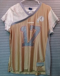 Washington Redskins Commanders Jason Campbell #17 Women’s XL Gold Jersey - Picture 1 of 7