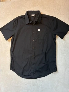 Caterpillar w/CAT Logo Short Sleeve Button Down Shirt Size L - Picture 1 of 6