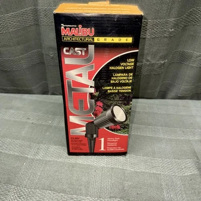 Intermatic Malibu CL507 Cast Metal Heavy Duty Floodlight New But Needs Bulb - Image 1 of 4