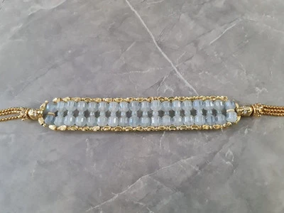 Chotki, Goldener Toten Kopf mit Krone, Fingerspiel, Antistress, Perlenkette,  - Bild 1 von 4