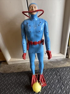 "Remco Frogman Scuba Diver 1961 25"" comando de la Marina de los Estados Unidos no funciona sin daños" - Imagen 1 de 6