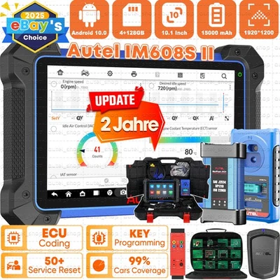 2025 Autel IM608 PRO II IM608S II PRO KIT mit XP400 PRO G-BOX3 APB112 IMKPA DE - Bild 1 von 4