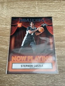 Panini NBA HOOPS 24/25 Stephon Castle RC Now Playing Insert #16 Spurs - Bild 1 von 2