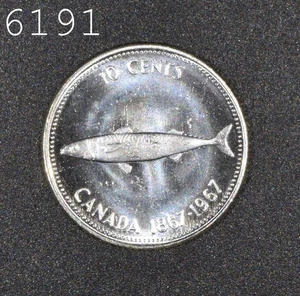 1967 Canada Bicentennial Silver Dime "Gem BU" *Free S/H After 1st Item* - Picture 1 of 2