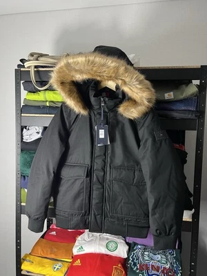 NWT Tommy Hilfiger Hood Puffer Rockie Down Bomber Jacket Size S - Image 1 of 4