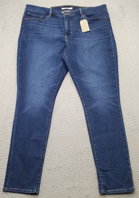 Levi's 311 Shaping Skinny Jeans Womens 34x30 Blue Stretch Mid-Rise Dark Wash - Image 1 of 4