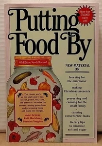 Putting Food By : Canning & Preserving Food by Janet Greene 1988 Illustrated PB - Foto 1 di 9