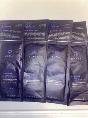 Шампунь Monat Renew 0,34 унции 10 мл пробник пакет лот из 4 - Изображение 1 из 2