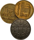 Saarland 100 Frank 1955  3 Stück Original  Münze #TOW69