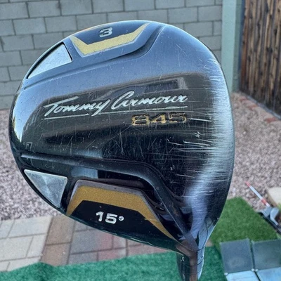 Taco de golfe Tommy Armour 845 3 madeira flex regular eixo grafite 15° loft 41" - Imagem 1 de 4