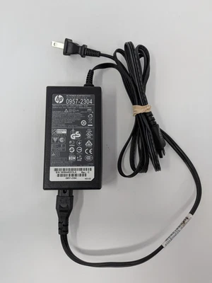 Genuine HP 0957-2304 OEM AC Power Adapter 32V 12V Printer Supply Tested - Image 1 of 3
