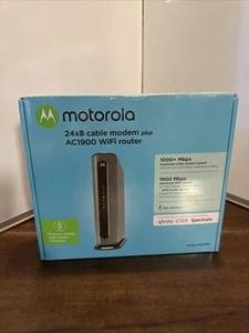 Motorola MG7700 AC1900 Dual-Band DOCSIS 3.0 Cable Modem WiFi Router NEW SEALED - Picture 1 of 7