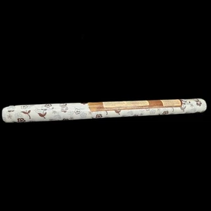 Vintage braun Blume Crazy Daisy Frühlingsblüte Rubbermaid Regal Liner 1617 Schokolade - Bild 1 von 5