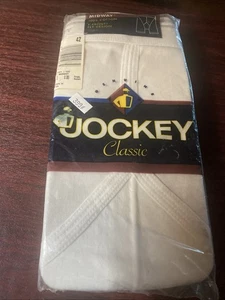 Vintage Jockey Midway Herren Slip Größe 42 USA Einzelpack Baumwolle Classic 1996 Neu mit Etikett - Bild 1 von 5