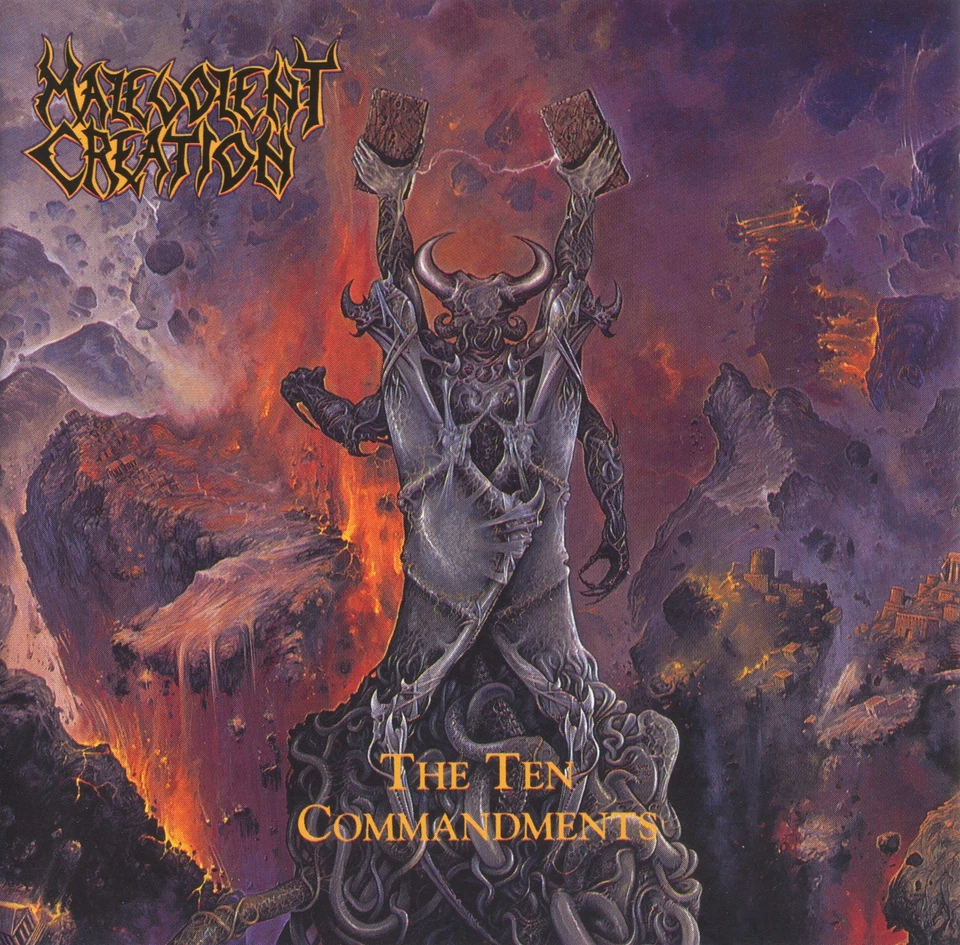Malevolent Creation - Ten Commandments - Used Vinyl Record - Y16669z - Image 1 of 1
