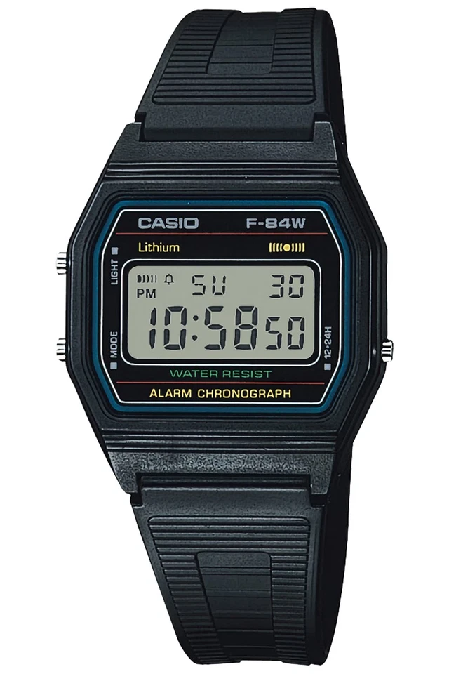 CASIO F-84W-1QJH Digital Classic Watch Illuminator From Japan