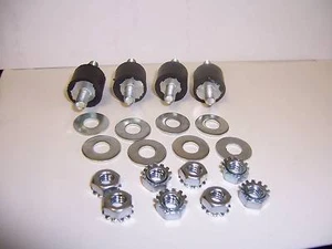 NUEVO 4 piezas Kit de montaje de vibración de goma CAJA DE ENCENDIDO 1/4-20 - Imagen 1 de 1