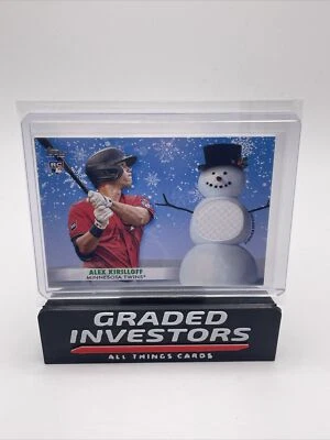 Alex Kirilloff 2021 Topps Walmart Holiday Mega Baseball Relic RC, No. WRC-AK - Image 1 of 2