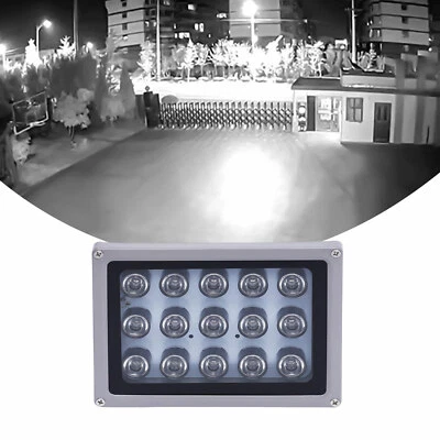 Lámpara iluminadora infrarroja IR 30W 12V visión nocturna reflector de seguridad para CCTV Foto 1 de 4