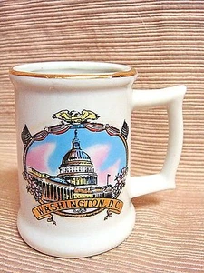 PORTADENTI VINTAGE WASHINGTON DC SOUVENIR a forma di tazza - Foto 1 di 6