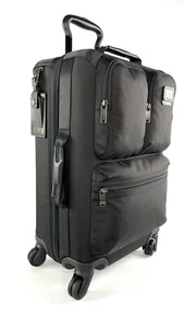 TUMI Briley International Expandable Carry On 4 Wheel Packing Case Solid Black - Picture 1 of 18