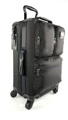 TUMI Briley International Expandable Carry On 4 Wheel Packing Case Solid Black - Image 1 of 4
