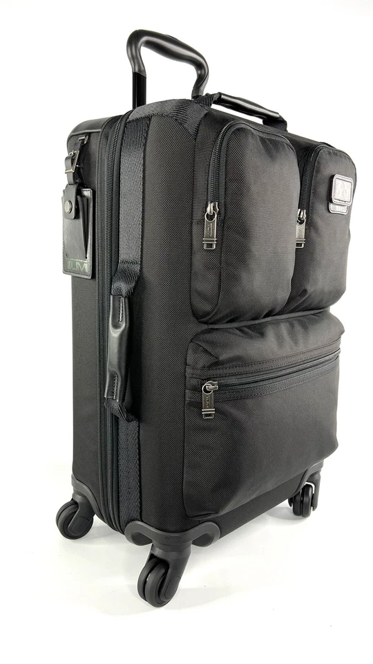 TUMI Briley International Expandable Carry On 4 Wheel Packing Case Solid Black - Image 1 of 4