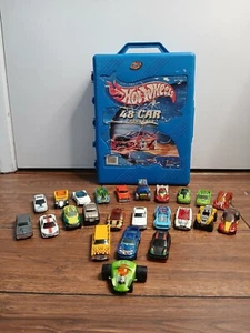 Hot Wheels: Blue 48 Car Carry Case + 24 Cars Included - Picture 1 of 9