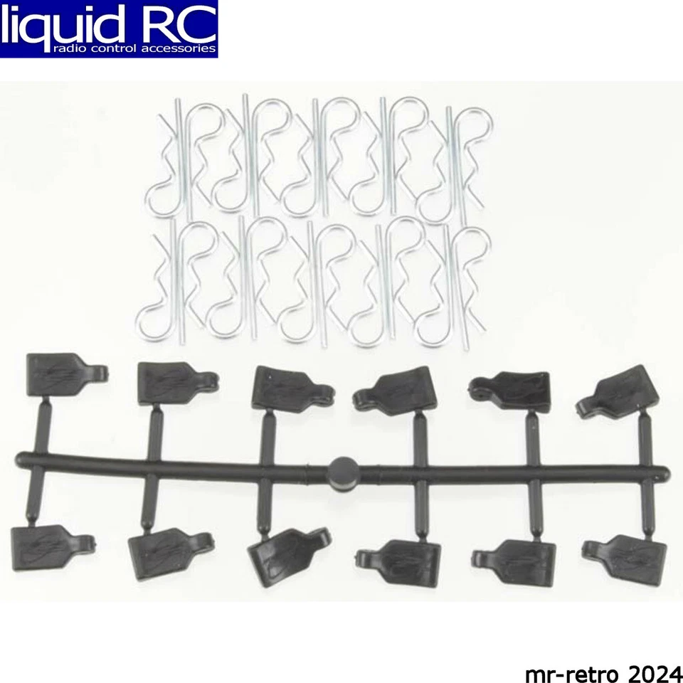 Pro-Line 605101 Silver Body Clips 29mm long 1.15mm wire (20) - Image 1 of 3