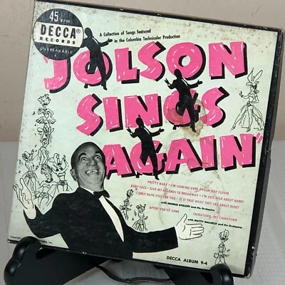 Jolson Sings Again 45 RPM 4 7" Record Box Set Decca Records 4 1949  Bing Crosby - Image 1 of 4