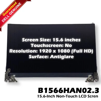 Pantalla LCD no táctil Dell TX69F 15,6 pulgadas FHD para HP ENVY X360 15-DS Foto 1 de 4