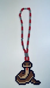 Schlange Kandi Perler Halskette Rave EDM EDC Party Neu - Bild 1 von 4