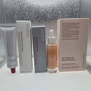 Serumkind The Poetry of Black Blossom Drop & Hand Serum Set FULL SIZE New in Box - Picture 1 of 12