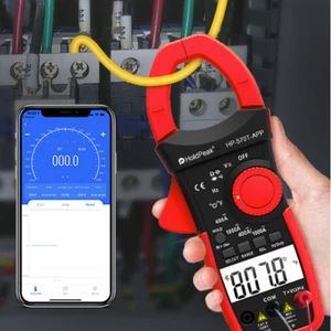 Digital Clamp Multimeter Tester AC DC Spannung RMS Amp Meter Auto Reichweite Bluetooth - Bild 1 von 10