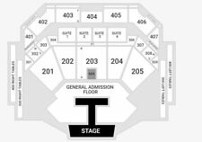 ERIC CHURCH TICKETS @ CHOCTAW GRAND THEATER DURANT - PIT SECTION! TWO TICKETS!