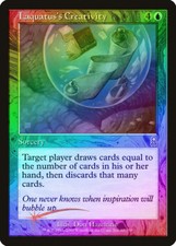 Laquatus's Creativity FOIL Odyssey NM Blue Uncommon MAGIC MTG CARD ABUGames
