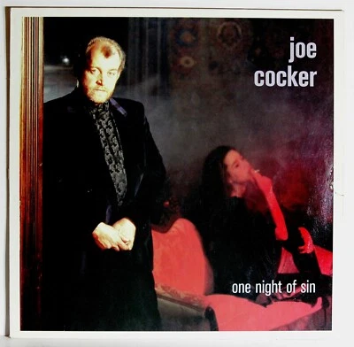 JOE COCKER "One Night Of Sin"  Vinyl LP  (1989)  [EX / NM]  gereinigt - Bild 1 von 4