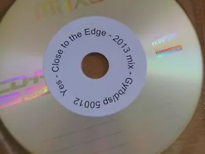 Yes (Band) Close The Edge 2013 Mix 100% Oficial Genuino Promo Advance CD - Imagen 1 de 2