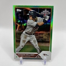 2023 Topps Pro Debut  Jackson Holliday  #PD-7 Green Foil Parallel /99 Orioles