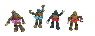 TMNT Teenage Mutant Ninja Turtles Metal Mutants Fugitoid Pack 4 Figuras Foto 1 de 4