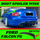 Boot Spoiler DJR Wing For Ford Falcon FG XR6T XR8 G6E Turbo SEDAN Rear Bobtail